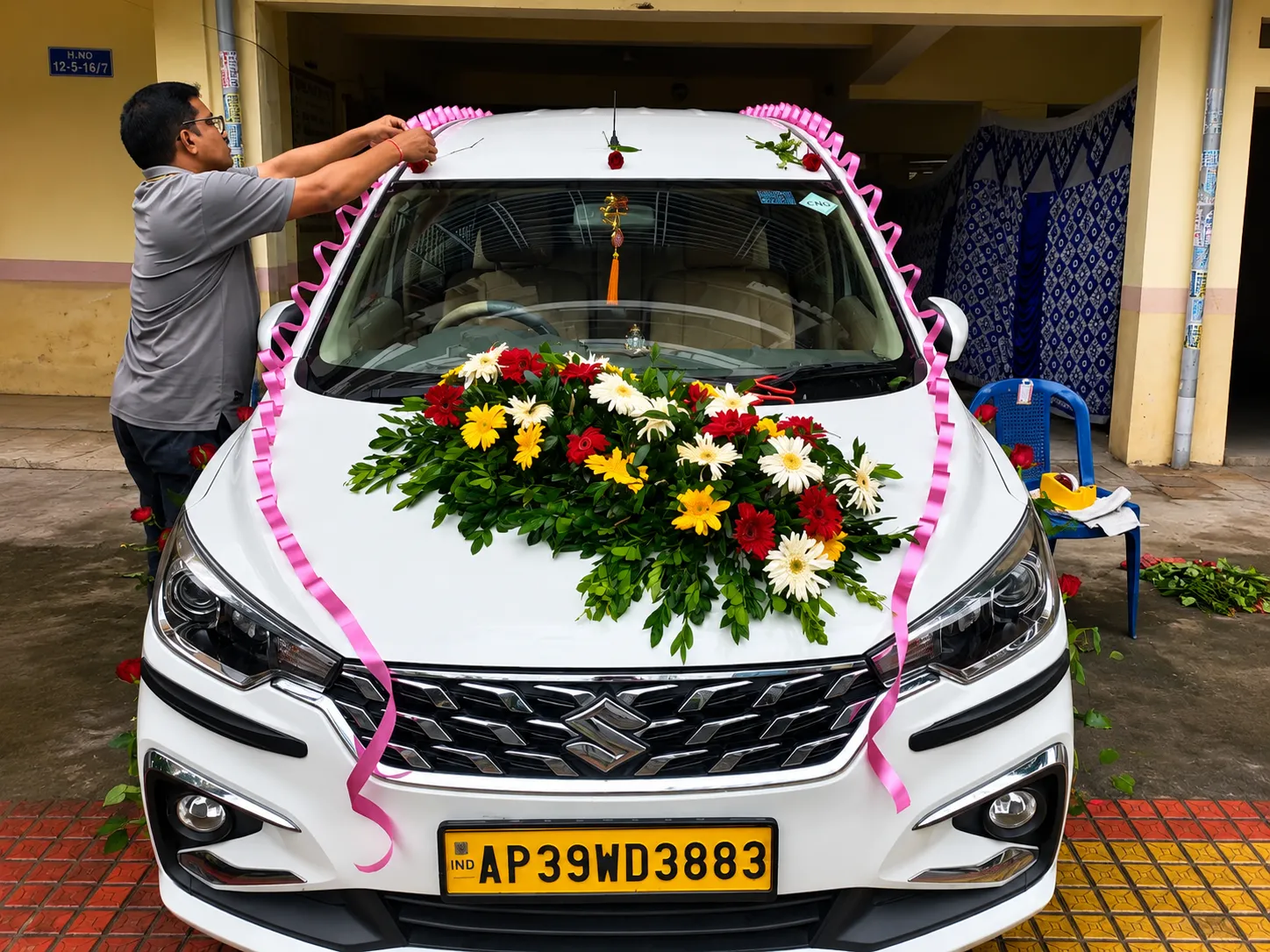 Car Flower Decoration