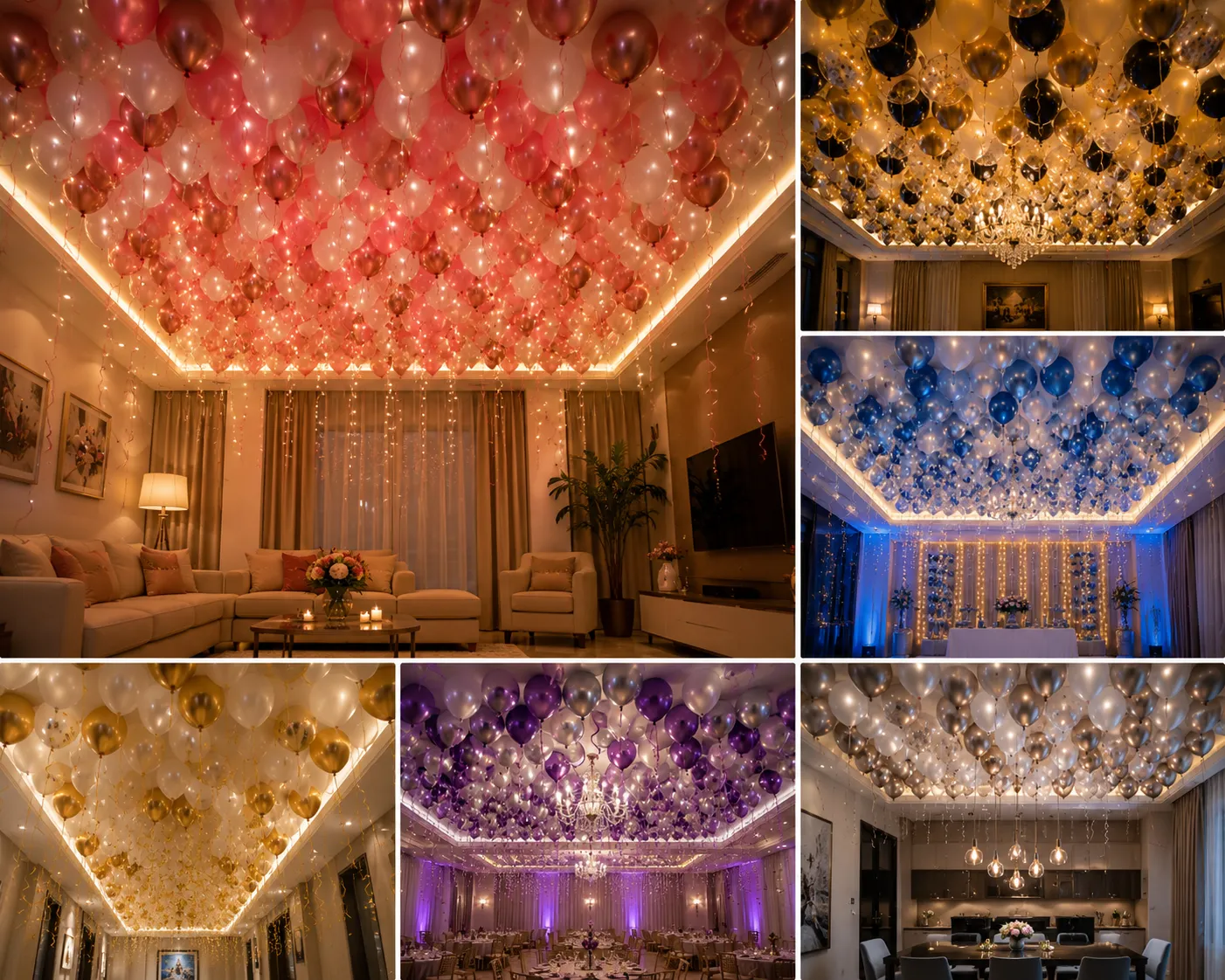 Ceiling Balloon Decoration